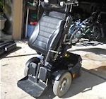 Permobil vertical stander
